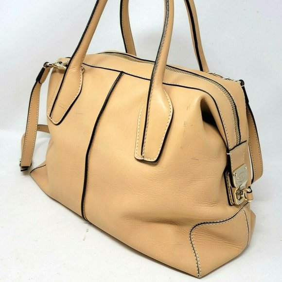 Auth Tods D Styling Bauletto Medium Leather Tote - Picture 2 of 12